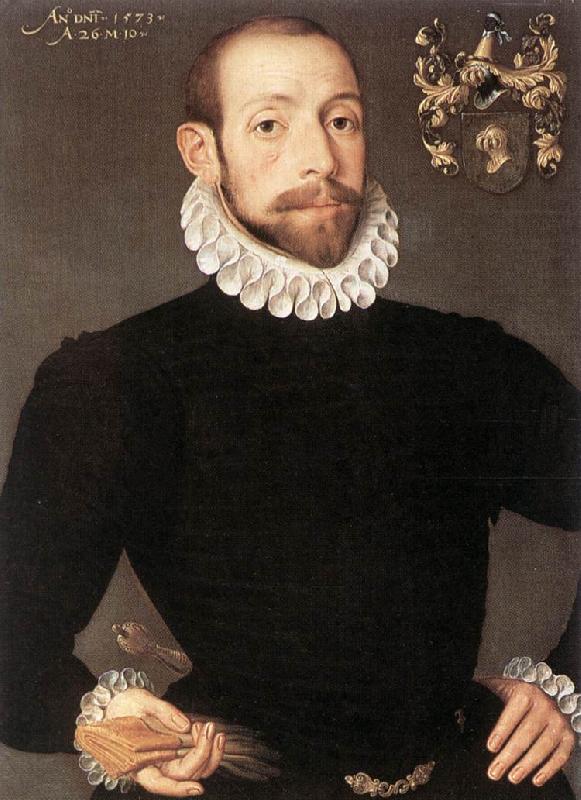 POURBUS, Frans the Younger Portrait of Olivier van Nieulant af Sweden oil painting art